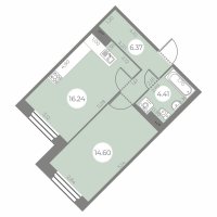 Планировка квартиры в ЖК Огни Залива
