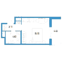 Планировка квартиры в ЖК Aerocity Club (Аэросити Клаб)