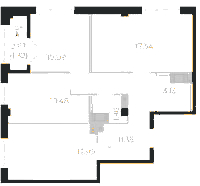 Планировка квартиры в ЖК Neva Residence (Нева Резиденс)