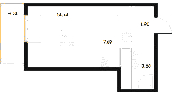 Планировка квартиры в ЖК Neva Residence (Нева Резиденс)
