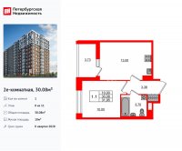 Планировка квартиры в ЖК Астра Континенталь