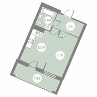 Планировка квартиры в ЖК БФА в Озерках