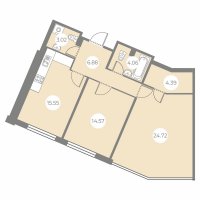 Планировка квартиры в ЖК БФА в Озерках