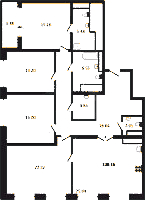 Планировка квартиры в ЖК Дефанс Премиум