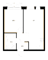 Планировка квартиры в ЖК Кантемировская, 11