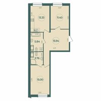 Планировка квартиры в ЖК Клубный дом Дуалист