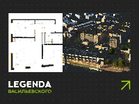 Планировка квартиры в ЖК Legenda Васильевского
