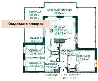 Планировка квартиры в ЖК Magnifika Lifestyle (Магнифика Лайфстайл)