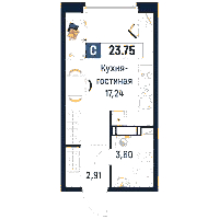 Планировка квартиры в ЖК Максималист