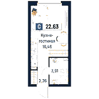 Планировка квартиры в ЖК Максималист