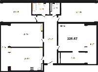 Планировка квартиры в ЖК Мануфактура James Beck