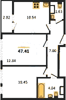 Планировка квартиры в ЖК Master Place (Мастер Плэйс)