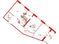 Планировка квартиры в ЖК Modum (Модум)