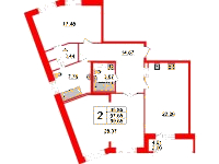Планировка квартиры в ЖК Modum (Модум)
