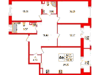 Планировка квартиры в ЖК Modum (Модум)
