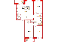 Планировка квартиры в ЖК Modum (Модум)