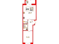 Планировка квартиры в ЖК Modum (Модум)