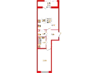Планировка квартиры в ЖК Modum (Модум)