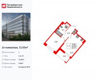 Планировка квартиры в ЖК Pulse Premier (Пульс Премьер)