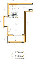 Планировка квартиры в ЖК Simple (Симпл)