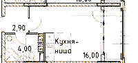 Планировка квартиры в ЖК Тайм Сквер
