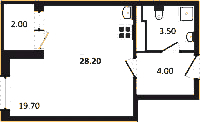 Планировка квартиры в ЖК Тайм Сквер