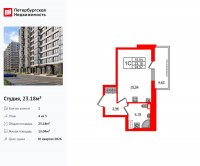Планировка квартиры в ЖК Титул в Московском