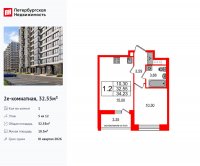 Планировка квартиры в ЖК Титул в Московском