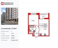 Планировка квартиры в ЖК Титул в Московском