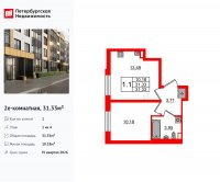 Планировка квартиры в ЖК Univer City (Универ Сити)