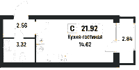 Планировка квартиры в ЖК Урбанист