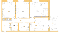 Планировка квартиры в ЖК Юттери